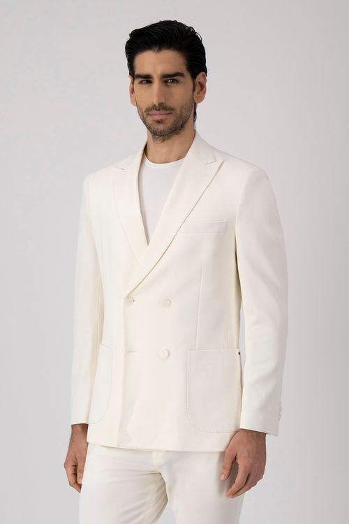 Traje Anatomic Technology Slim Fit Blanco