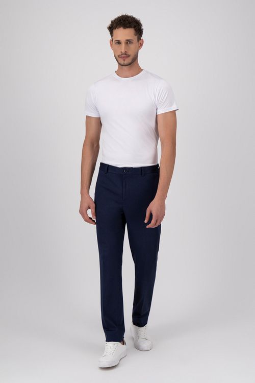Pantalón Separate Slim Fit Azul Marino