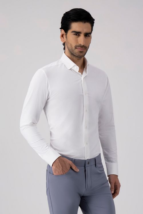 Camisa Formal Anatomic Technology Slim Fit Blanco