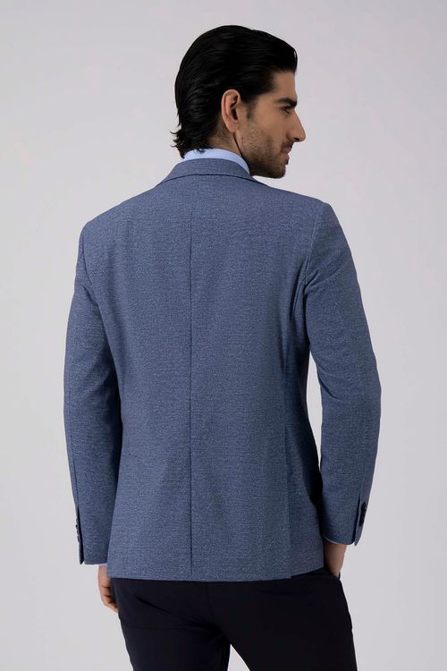 Saco Casual Anatomic Technology Slim Fit Azul Marino