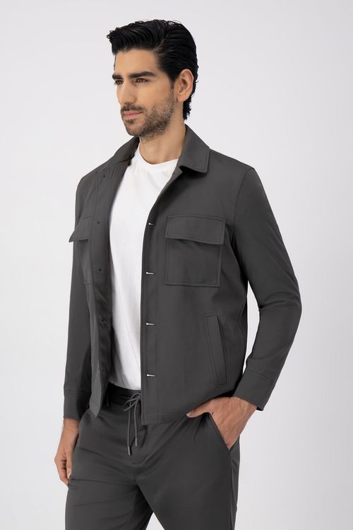 Sobrecamisa Anatomic Technology Slim Fit Verde Oliva