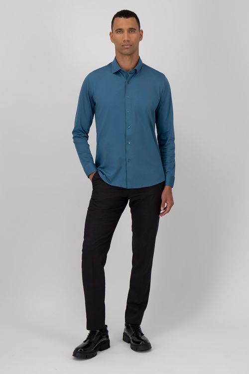 Camisa Casual De Punto Tec-Knit Slim Fit