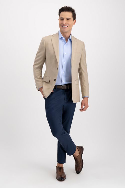 Saco Roberts Beige Slim Fit