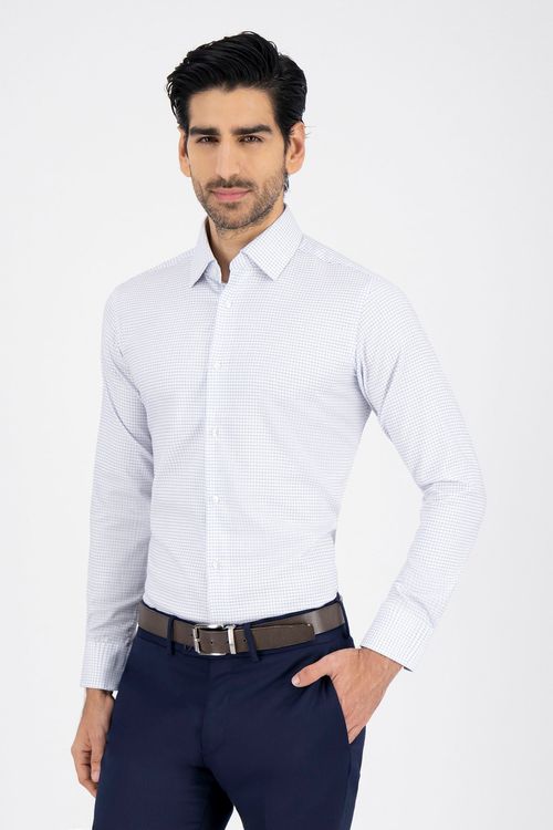 Camisa Formal Nano Tech Slim Fit