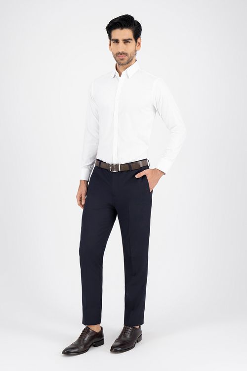 Camisa Formal Easy Care Deep White Slim Fit Blanco
