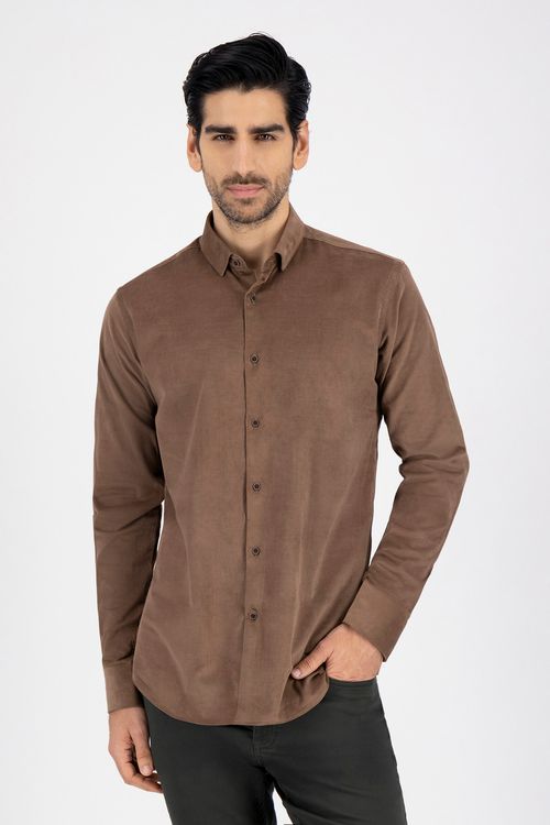 Camisa Casual Premium Cotton Slim Fit