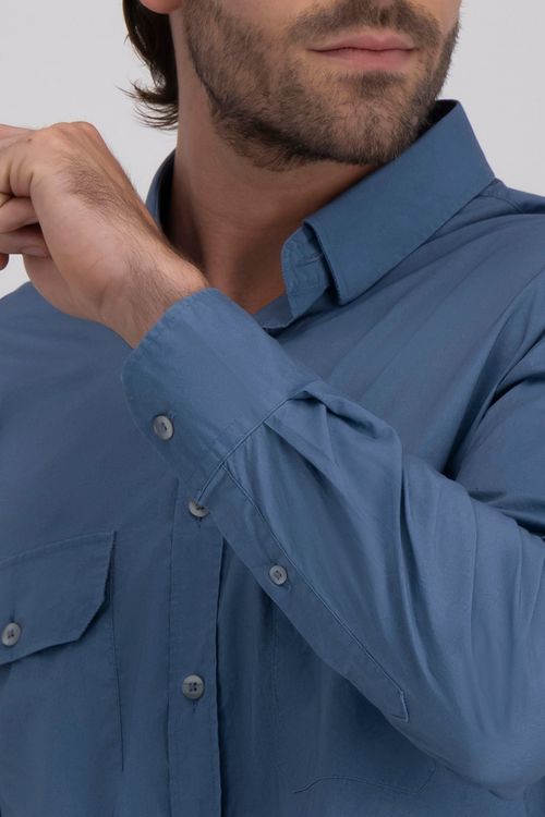 Camisa Casual Premium Cotton Slim Fit