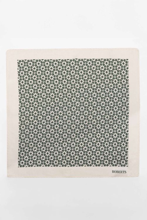 Pañuelo De Bolsillo De Seda Blanco