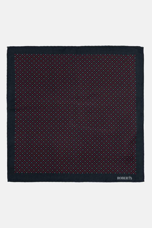 Pañuelo De Bolsillo De Seda Negro