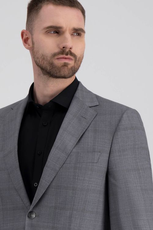 Traje De Corte Entallado En Lana Virgen