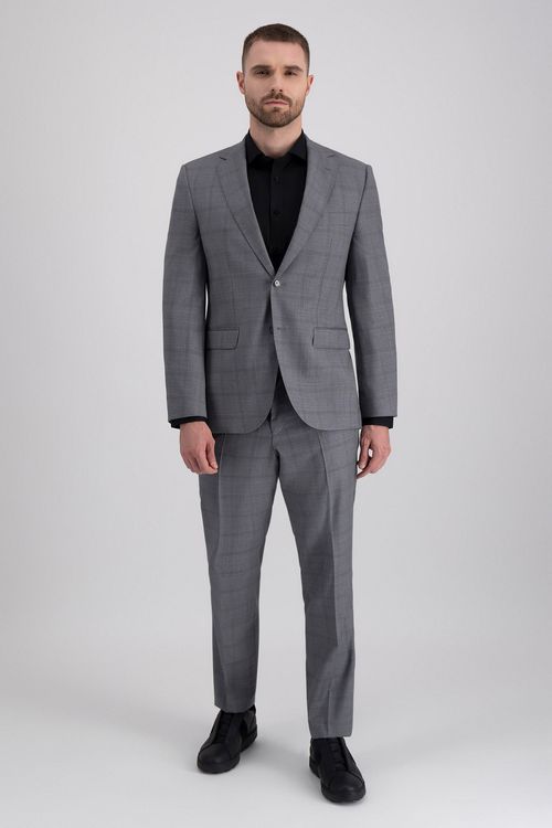 Traje De Corte Entallado En Lana Virgen