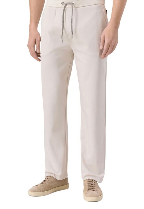 Pantalones De Chándal De Algodón Con Cordón Estampado