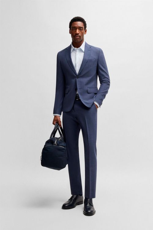 Camisa Slim Fit De Algodón Estampado