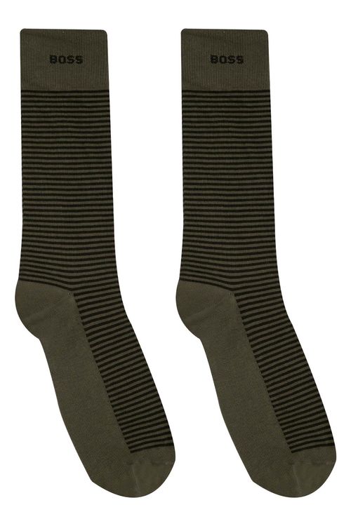 Paquete De Dos Calcetines De Mezcla De Algodón De Longitud Regular