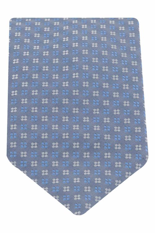 Corbata De Mezcla De Seda Con Estampado Jacquard