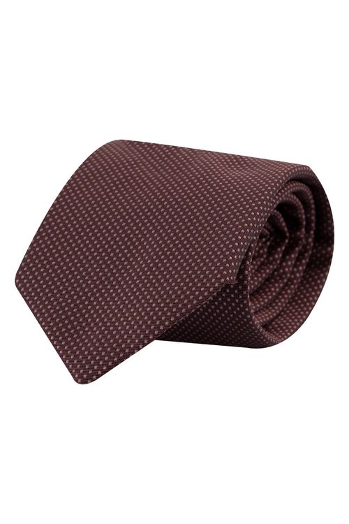 Corbata De Mezcla De Seda Con Estampado Jacquard