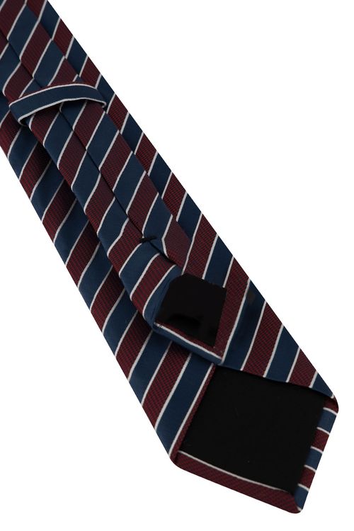 Corbata De Seda Con Rayas Diagonales