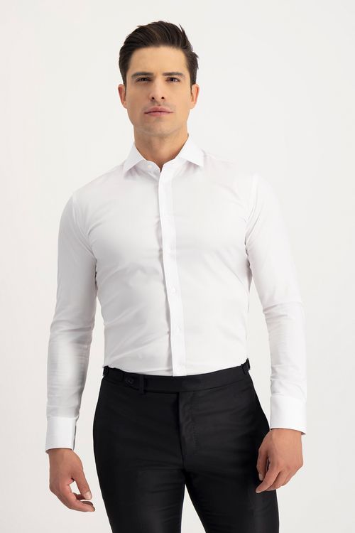 Camisa Formal Silk Protein Contemporary Fit