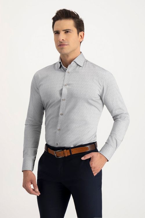 Camisa Formal Protein Silk Contemporary Fit
