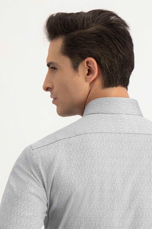 Camisa Formal Protein Silk Contemporary Fit