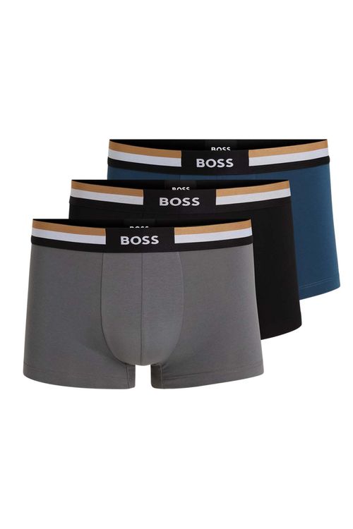 Paquete De Tres Calzoncillos De Mezcla De Algodón Que Absorben La Humedad