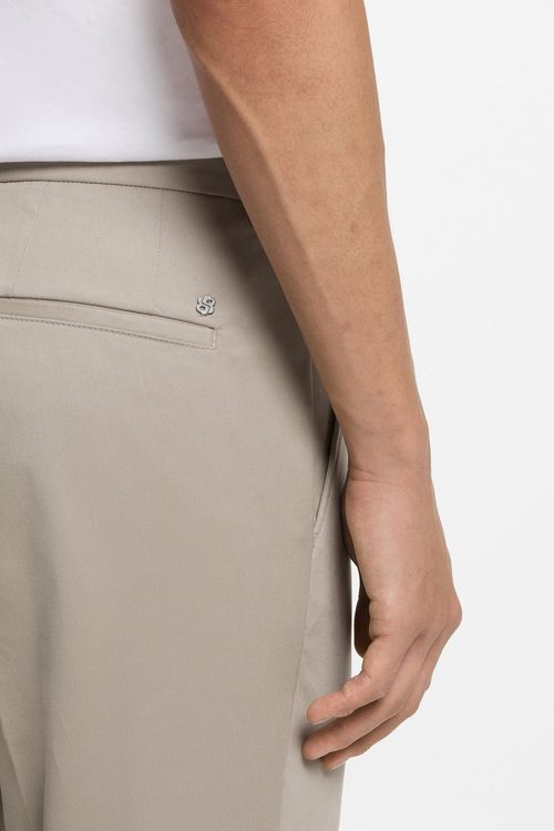 Pantalones Ajustados De Algodón Elástico Lavable