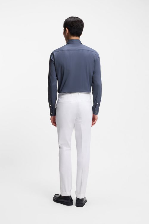 Camisa Slim Fit En Popelín De Algodón