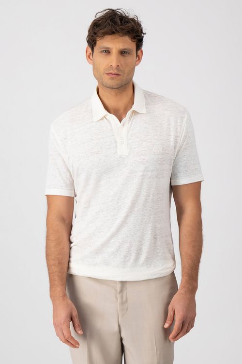 Playera Polo Lino Contemporary Fit