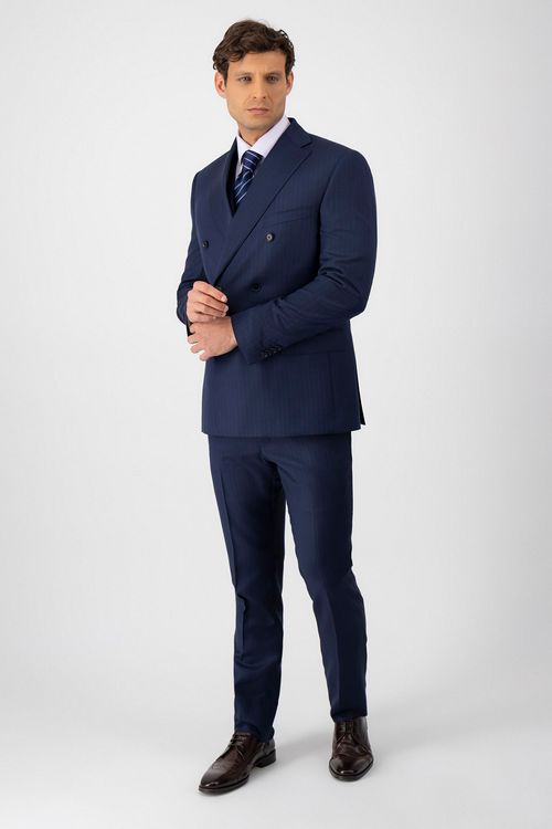 Traje Trio Lana Pura Slim Fit