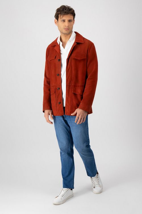 Chamarra La Vera Pelle Contemporary Fit
