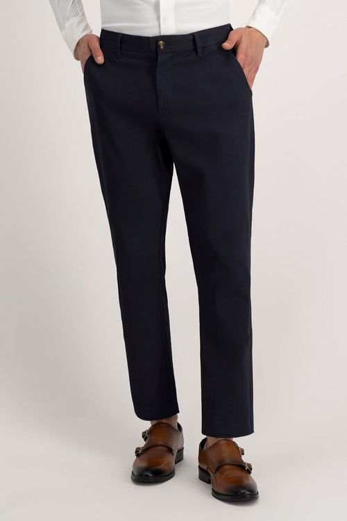 Pantalón Casual Roberts Azul Marino Contemporary Fit