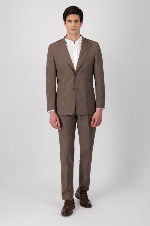 Traje En Lana Slim Fit
