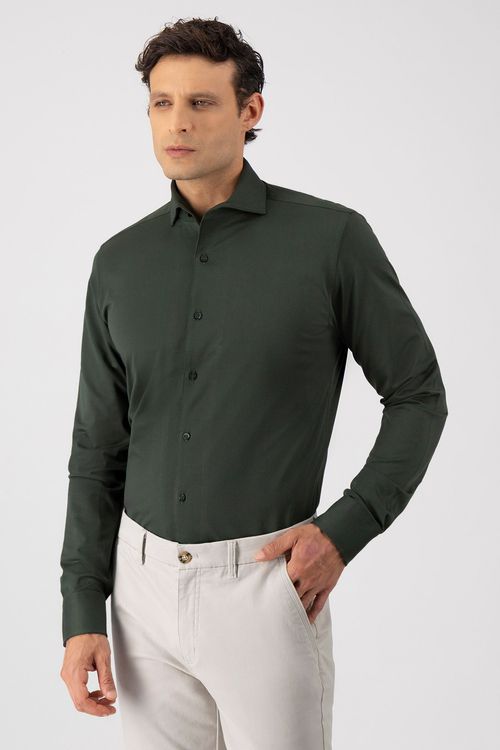 Camisa Knit Shirt Contemporary Fit