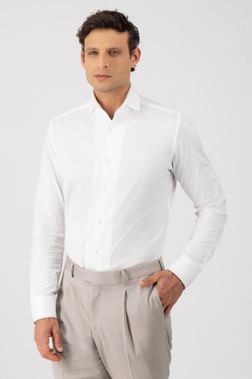 Camisa Knit Shirt Contemporary Fit