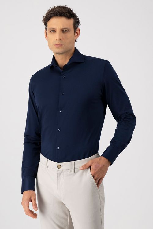 Camisa Knit Shirt Contemporary Fit