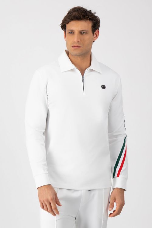 Playera Polo Tricolor Contemporary Fit