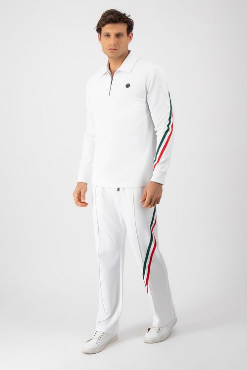 Playera Polo Tricolor Contemporary Fit
