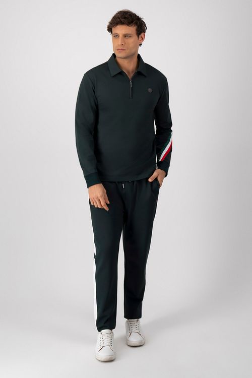Playera Polo Tricolor Contemporary Fit