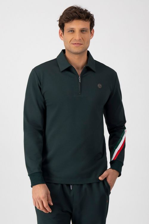 Playera Polo Tricolor Contemporary Fit