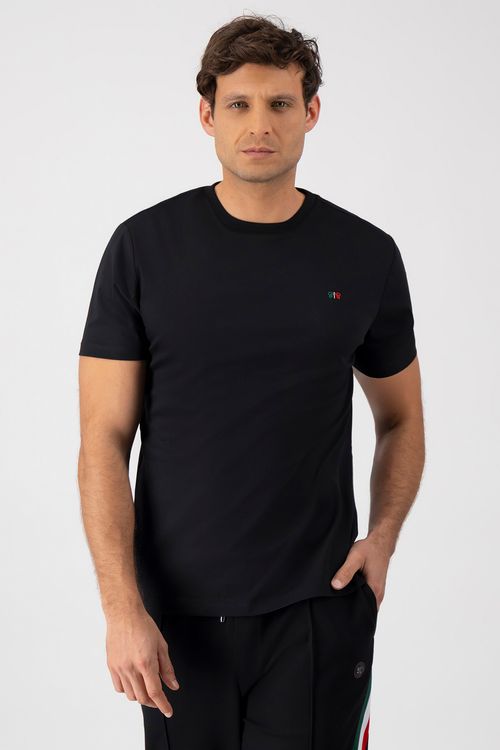 Playera Bordado tricolor Contemporary Fit