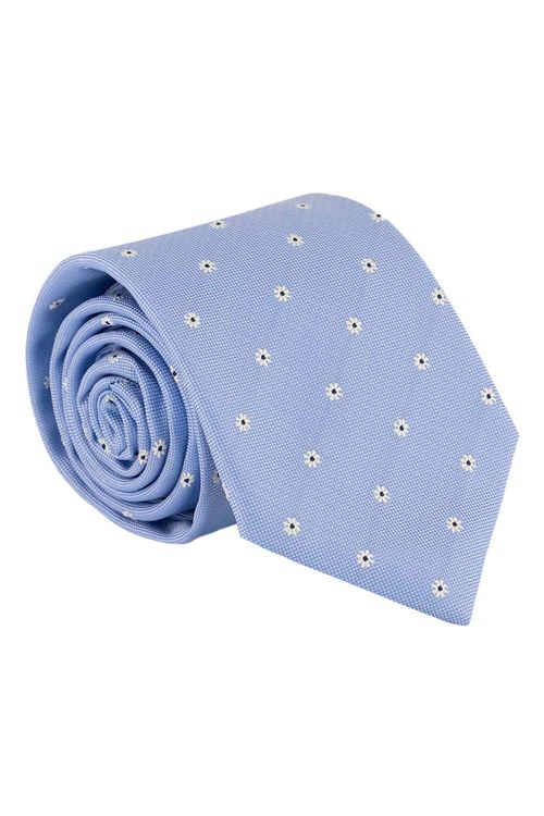 Corbata Microfibra Bordado Floral