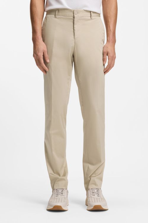 Pantalones Slim Fit De Algodón Elástico