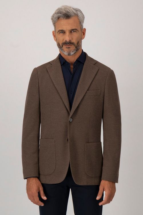 Saco Casual Teck Knit Slim Fit