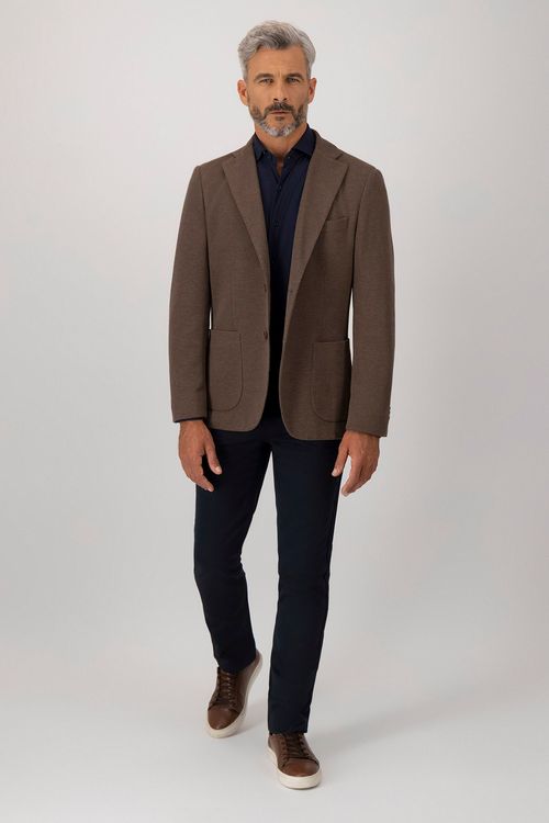 Saco Casual Teck Knit Slim Fit