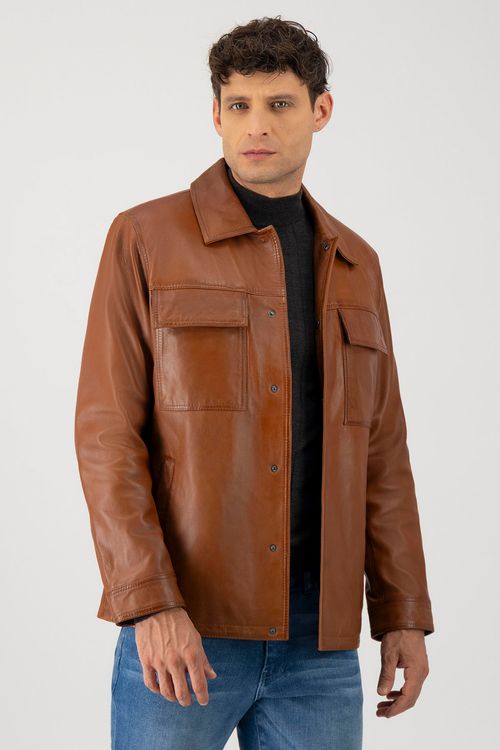 Chamarra La Vera Pelle Contemporary Fit