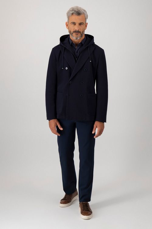 Saco Casual Teck Knit Slim Fit
