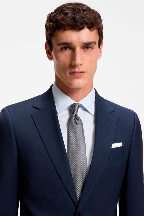 Corbata Boss One De Seda Con Estampado En Jacquard