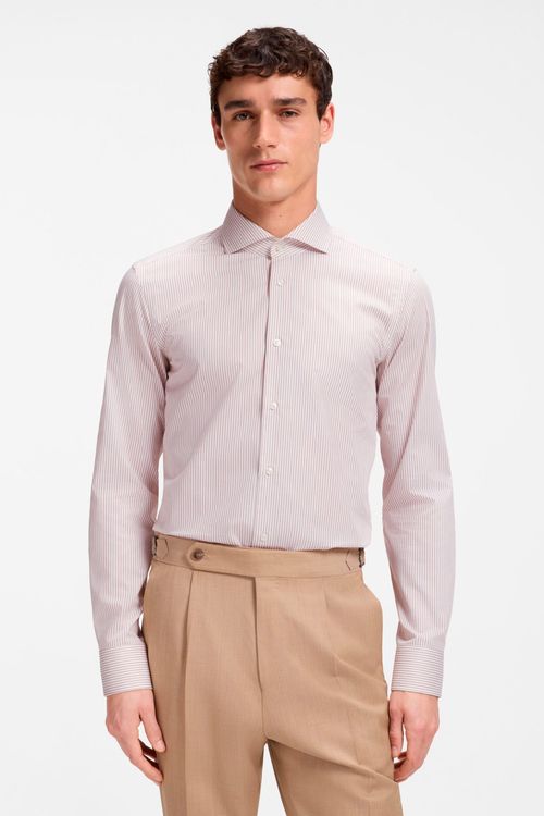 Camisa Slim Fit En Algodón Que No Se Arruga