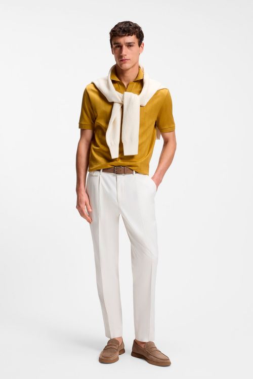 Pantalón Tapered Fit De Algodón
