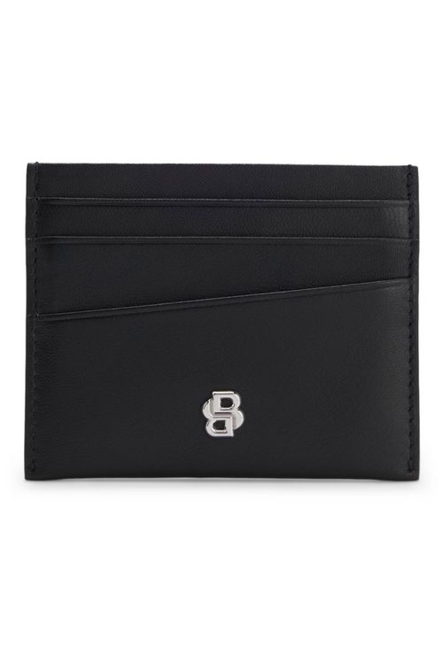 Tarjetero De Piel Con Monograma Double B